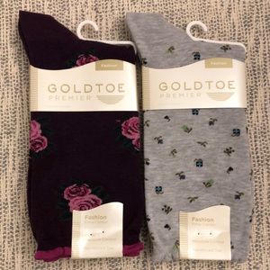 Gold Toe Floral Fashion Socks Bundle